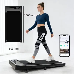Modern Home Gym Equipment Under Desk Walking Pad for Daily Aerobic Exercise Fitness Electric Treadmill