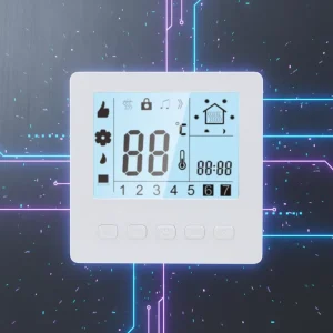 Modern Home Smart Thermostat for Programmable Floor Heating Panel with 230V Actuator Control 3-Year Warranty