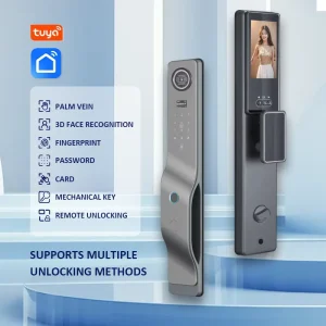 Modern Household Smart Appliances Security Electric Smart Lock Digital Smart Door Lock with Camera and Fingerprint