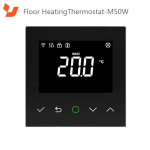 Modern Indoor Floor Heating Smart Thermostat Programmable Touch Screen Control WiFi 110V 220V 2 Year Warranty