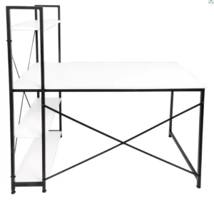 Modern Popular Computer Game Study Table and Bookshelf Wooden Square Table Computer Modular Desk Office Table for Home