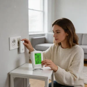 Modern Smart Home Appliance Automatic Thermostat Fire Resistant Eco-Friendly Electric Temperature Controller for Living Room