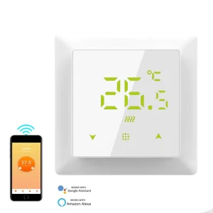 Modern Smart Thermostat LED Touch Screen WiFi Enabled Room Floor Heating Parts Underfloor Heating Control Via Mobile APP
