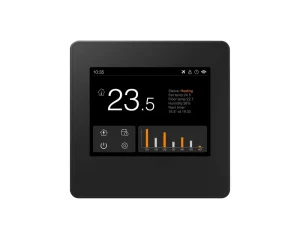 Modern Smart Thermostat with External Sensor LCD Touch Screen Fire Resistant Eco Friendly Temperature Controller