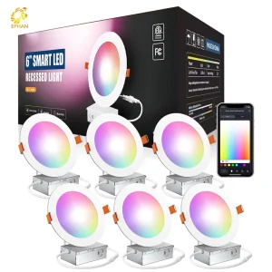 Modern WIFI Tuya Control RGBW LED Panel Light Adjustable Smart Matter Ceiling Light for Home Premium Quality Downlight