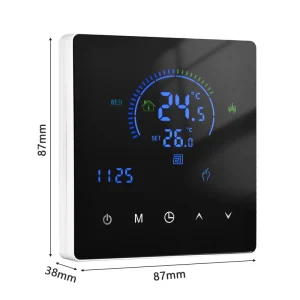 Modern WiFi Smart Thermostat Temperature Controller for Water/Electric Floor Heating and Gas Boiler with Touch Button Panel