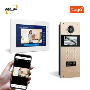 Multi Apartment Video Intercom System 7″ HD IPS Indoor Monitor Home Security Set Suitable for Apartments Villa Office Buildings