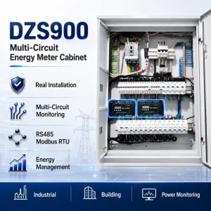 Multi Circuit Energy Meter Split Core CT Fast Retrofit No Rewiring 9 Circuits Smart Monitoring DIN Rail Mounted