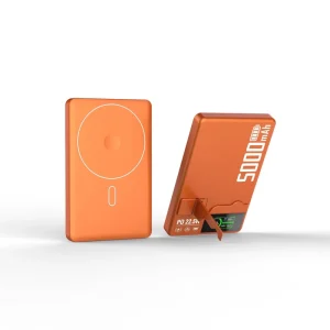 Multi Device Simultaneous Charging Magnetic Power Bank 10000mAh 22.5W PD TFT Foldable Stand 15W Wireless Slim Charger