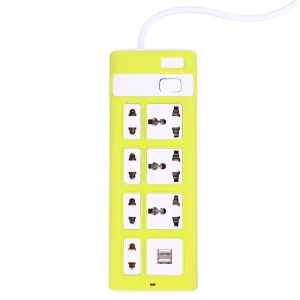 Multi Electrical Extension Universal Standard Socket High Power Smart Power Strip Socket Power Socket With USB 2 Ports