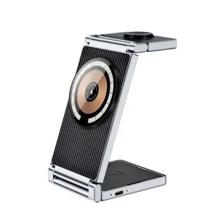 Multi Function Integrated Fast Charging Stand for iPhone Apple Watch and AirPods
