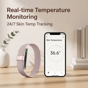 Multi-Functional Smart Band with Body Temp SpO2 Monitor, Waterproof Activity Tracker Sport Watch for Health & Sleep Monitor