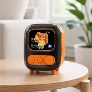 Multi-Language AI Translation Speaker Support English Spanish Russian Chinese, Bluetooth Wireless with Screen