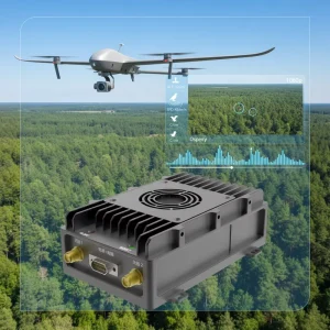 Multi Node IP Mesh Communication System with 52Mbps Data Rate Remote Control Water Resistant for Smart City Security Patrols