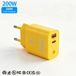 Multi Port QC3.0 PD 20W USB-C Fast Charging Adapter for Laptop & Camera Mobile Accessories