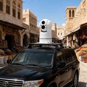 Multi Sensor Thermal Surveillance 2KM Detection Platform with Vehicle Mounted PTZ Camera