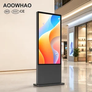 Multi-Touch Vertical Floor-Standing LCD Digital Signage Player for Commercial Displays and Shopping Malls