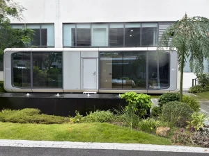 Multi Zone A7Q Modular Capsule House Large Open Space Noise Reduction Prefab Cabin for Rural Tourist Center & Homestay