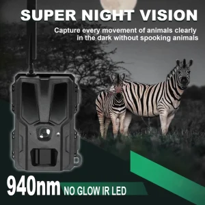 Multi functional 4G Wildlife Hunting Camera 5MP 1080P HD Video IP66 940nm Night Vision & IOS Android APP Full Remote Management