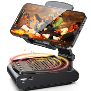 Multi functional Smart BT Alarm Digital Speaker Hifi Sound Quality Portable Wireless Speaker Led Mirror Screen Alarm Clocks