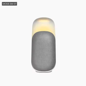 Multi functional wireless speaker with white noise sleeping sound soothing music machine and night lights ambient lights