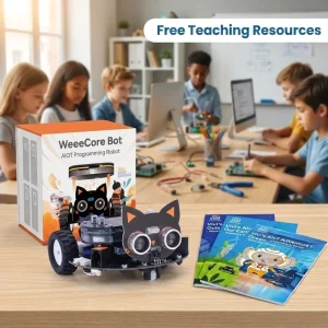 Multifunctional Encoder Motor Drawing AI Robot for Kids Intelligent Voice-Controlled Coding Discovery Set