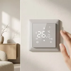 Multifunctional HY516 Programmable Thermostat Vacation Mode Touch Control Electric Water Heating Switch