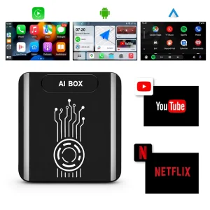 Multimedia Smart Driving AI TV Box Tbox 2GB 16GB Wireless Android Auto CarPlay Adapter for Car Play YouTube Netflix 4GB 32GB