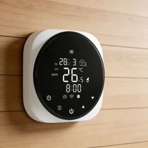 Multiple Smart Thermostat Models Are Available for Different Rooms.