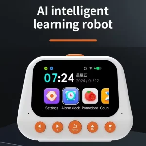 N2 AI Smart Alarm Clock Kids Voice Assistant AI Chat Timer Countdown Weather Forecast Encyclopedia Q&A MP3 Player