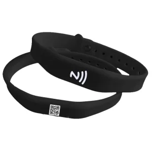N213 N215 216 Adjustable QR Code Printing Rfid Smart Silicone Wristband Bracelet Payment NFC Silicone Bracelets Wristbands