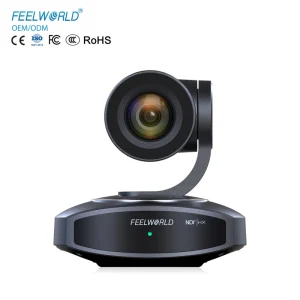 NDI10X 4K PTZ Camera with Multi Protocol Control 10X Zoom AI Tracking for Event Broadcasting