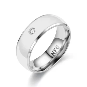 NFC Smart Ring RFID NFC Ceramic Best Selling Product of Access Control 13.56mhz and 125khz SDK Key Ring Nfc Card ISO 14443A SSC