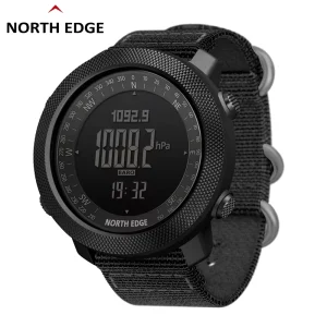NORTH Edge APACHE Mens Smart Watch Waterproof 50m Clock Compass Altimeter Barometer Pedometer Running Digital Smartwatch