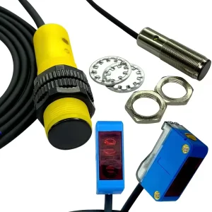 NPN NO 10CM Distance Sensor IR SENSOR 2M PVC IP67 Diffuse Photoelectric Position Sensor For Wall Printing Machine