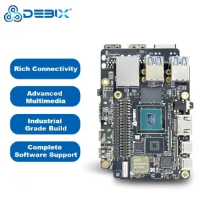 NPU-Powered Quad-Core ARM SBC with 4x USB 3.0, 2GB RAM, 32GB Storage for AIoT and Multimedia Kiosks