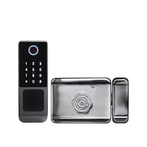 NT02 Factory Direct Smart Digital Deadbolt Lock with Fingerprint IP66 Waterproof and Remote Control for Outdoor Security