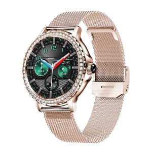 NX19 Smart Watch Zinc Alloy Stainless Steel Strap IP68 Waterproof 200mAh Battery 25 Days Standby 13 IPS Display