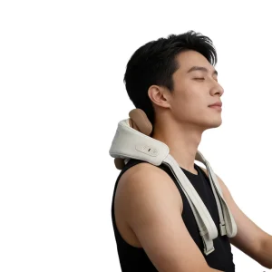 Neck Massager for Pain Relief Deep Tissue Cordless Shiatsu Shoulder and Back With Heat Kneading Massage