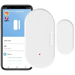 New 2 in 1 Tuya Smart Zigbee Door Sensor+Light Sensor Illuminance Brightness Detector