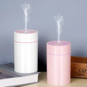 New 250ML Ultrasonic Air Humidifier 7 Color LED Light Cool Mist USB Powered Car Outdoor Use Mini Household Electric Humidifier
