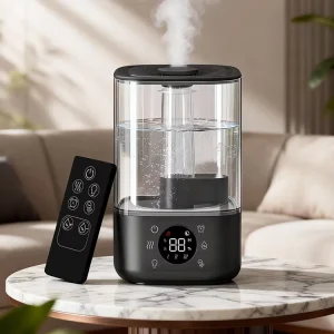 New 3.5L 4L Litre Large Home Humidifier Custom logo Remote Control Cool Mist air Smart Home Ultrasonic Humidifier with Led