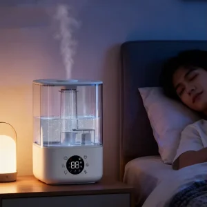 New 3.8L 4L 6L Big Humidifier Custom logo Electric Cool Mist Ultrasonic air Smart Humidifiers for Large Home Room Bedroom