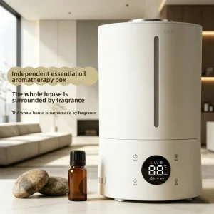 New 4L Plastic Humidifier Smart Desktop Home Low Noise Ultrasonic Atomization Aromatherapy
