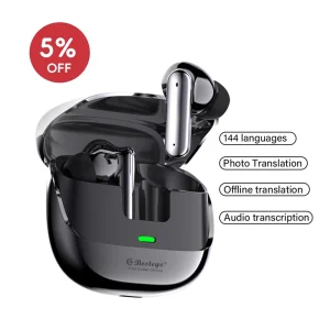 New AI Language Translator Earbuds with 144-Language Real-Time Two-Way Translation for Travel and Business