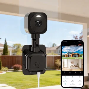 New Arrival 2K HD Dual Lens WiFi Smart Window Camera No Drilling Installation Free Indoor Home Security Monitor