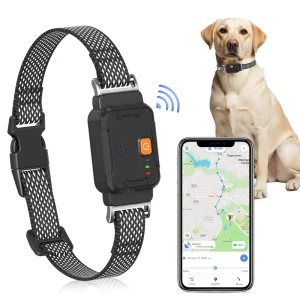 New Arrival Smart Pet GPS Tracker IPx7 Waterproof Collar 4G WIFI Real-time Positioning Locator with Health Monitoring Geo-Fence