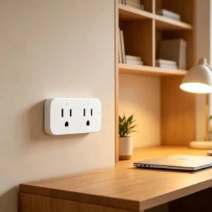 New Arrival Smart Switches and Sockets US WiFi Dual Plug with Metering Works Alexa Google Home Group Control Kitchen