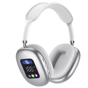 New Arrival Smart Touch LCD Earbuds Wireless Headset Kopfhorer Low Price Over Ear Gaming Headphones with LED Panel