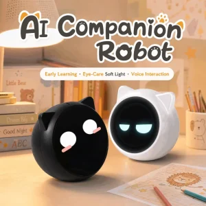 New Arrival Smart Voice AI Electric Plush Toy Xiao Zhi Design Eye Care Soft Light Sing Talk Dance for Kids Early Learning